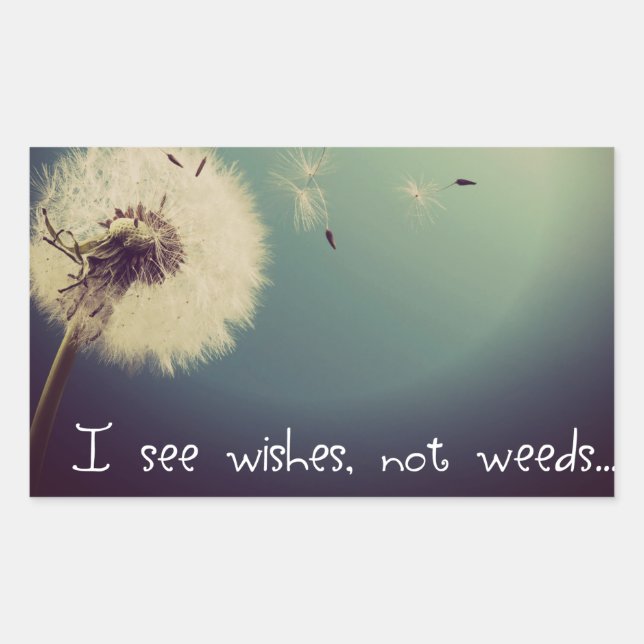 Dandelion Wishes Sticker (Front)