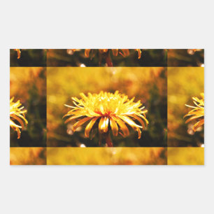 Dandelion Yellow Blossoms Flowers Vines Spring Sticker