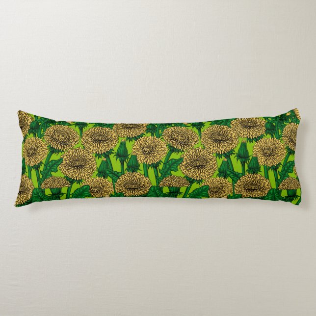 Dandelions Body Pillow (Front)