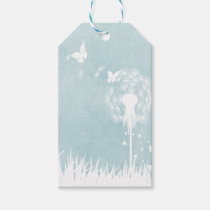 Dandelions, Butterflies & Blue Skies Gift Tags