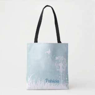 Dandelions, Butterflies & Blue Skies Tote Bag