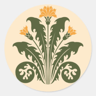 Dandelions Classic Round Sticker