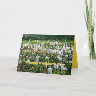 Dandelions Happy Father's Day Humor Card