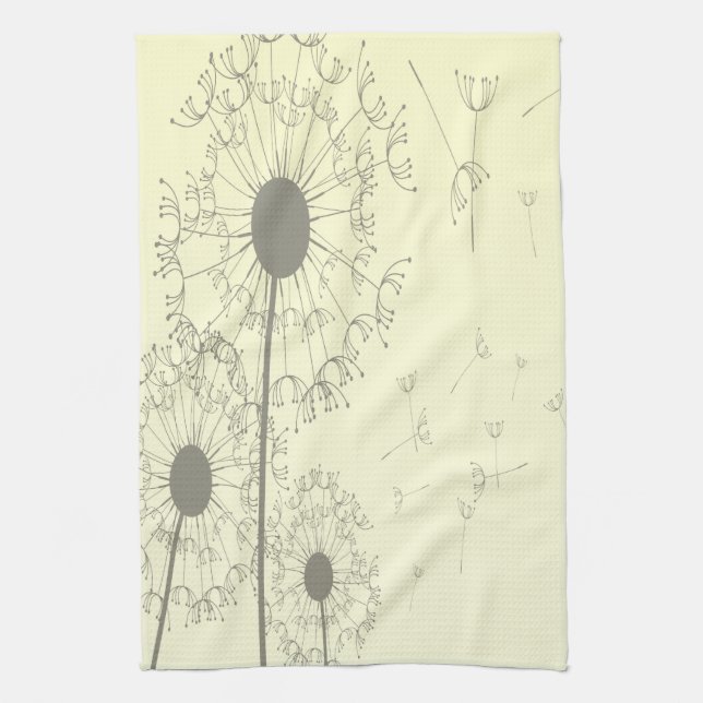 Dandelions Kitchen Towel (Vertical)