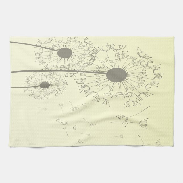 Dandelions Kitchen Towel (Horizontal)