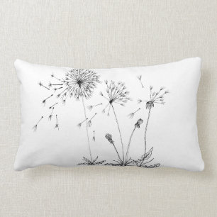 Dandelions Lumbar Pillow