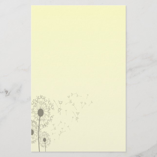 Dandelions Stationery (Front)