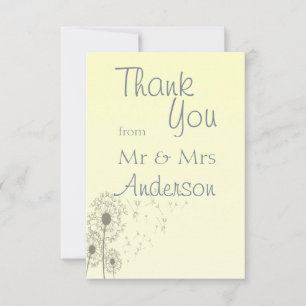 Dandelions Thank You Card