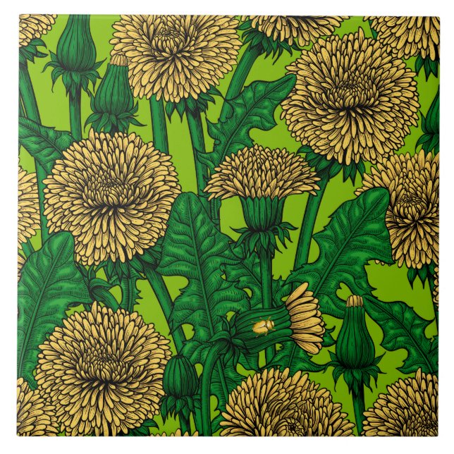 Dandelions Tile (Front)