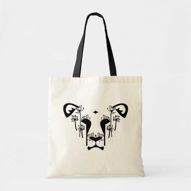 Dandi Lion Natural Tote Bag (Front)