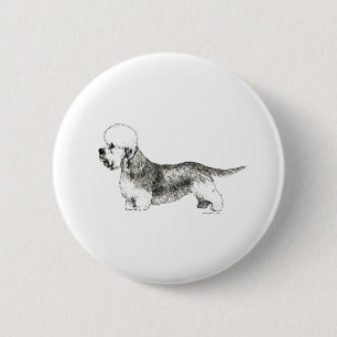 Dandie Dinmont Terrier 2 Inch Round Button