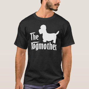Dandie Dinmont Terrier Dog Mom Mother's Day T-Shirt