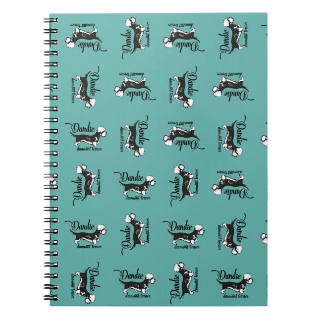 Dandie Dinmont Terrier Notebook (Front)