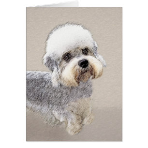 Dandie Dinmont Terrier Painting Original Dog Art