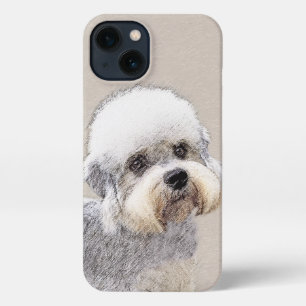Dandie Dinmont Terrier Painting Original Dog Art iPhone 13 Case