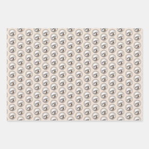 Dandie Dinmont Terrier Painting Original Dog Art Wrapping Paper Sheet