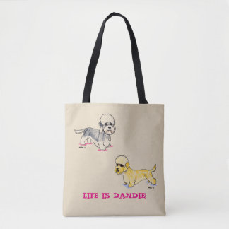 Dandie Dinmont Terrier Tote Bag