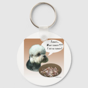Dandie Dinmont Terrier Turkey Keychain