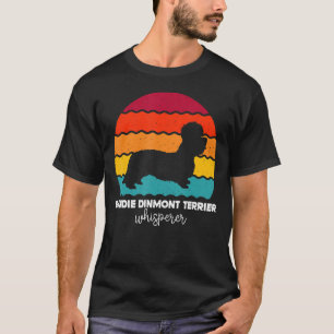 Dandie Dinmont Terrier Whisperer Retro Vintage T-Shirt