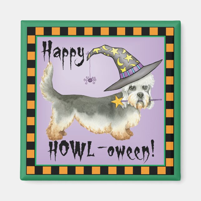 Dandie Witch Magnet (Front)