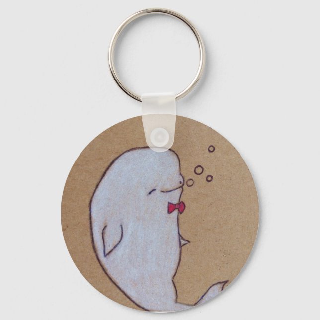 dandy beluga keychain (Front)