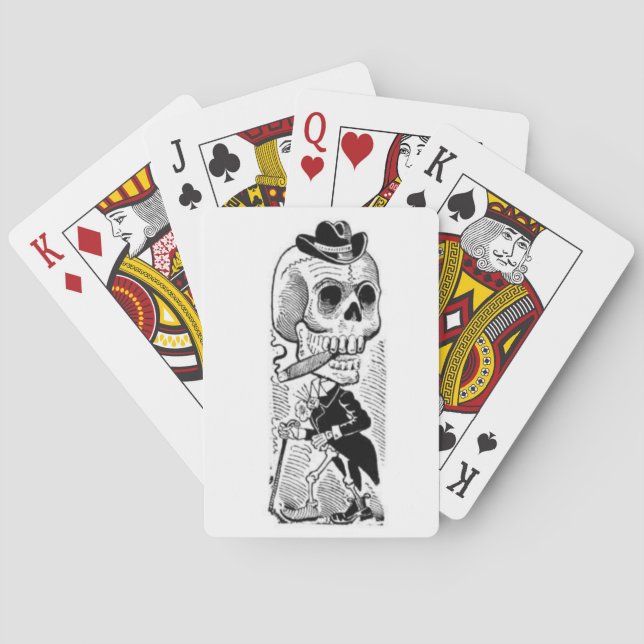 Dandy Calavera playing cards (Back)