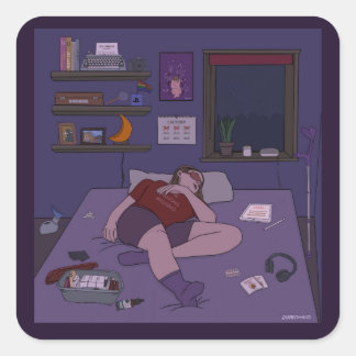 Dandy Doodlez "Then and Now" Sticker