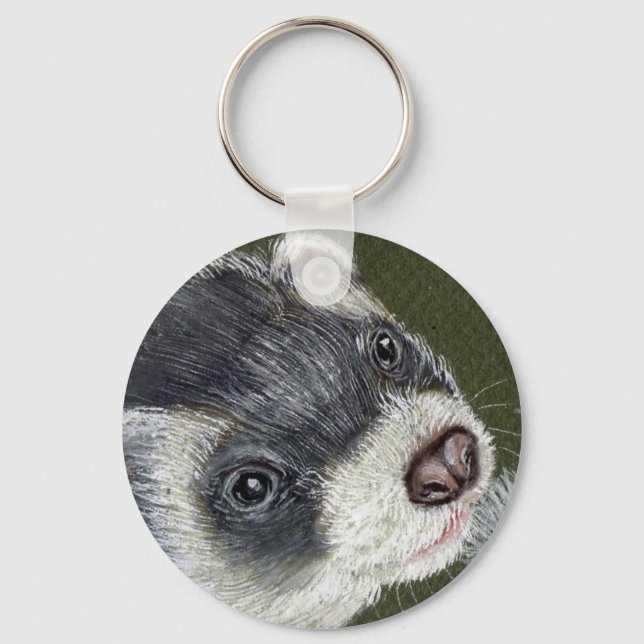 Dandy Ferret Keychain (Front)
