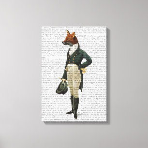 Dandy Fox Full Canvas Print