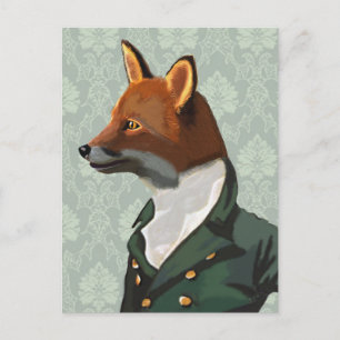 Dandy Fox Portrait 2 Postcard