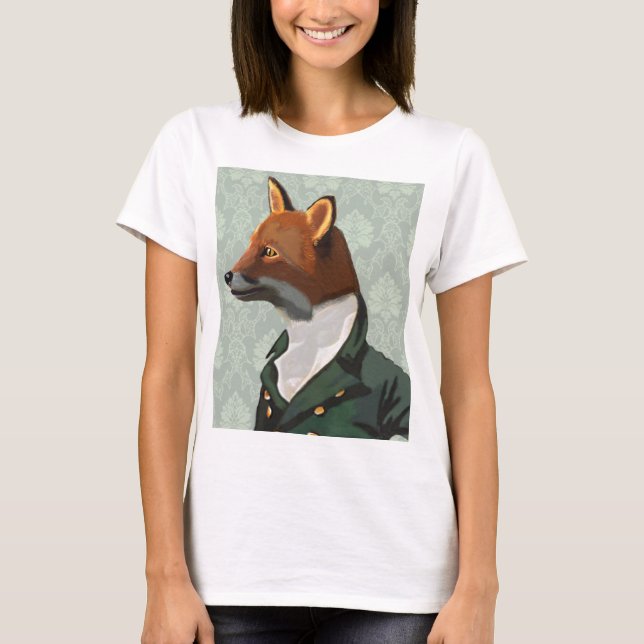 Dandy Fox Portrait 2 T-Shirt (Front)