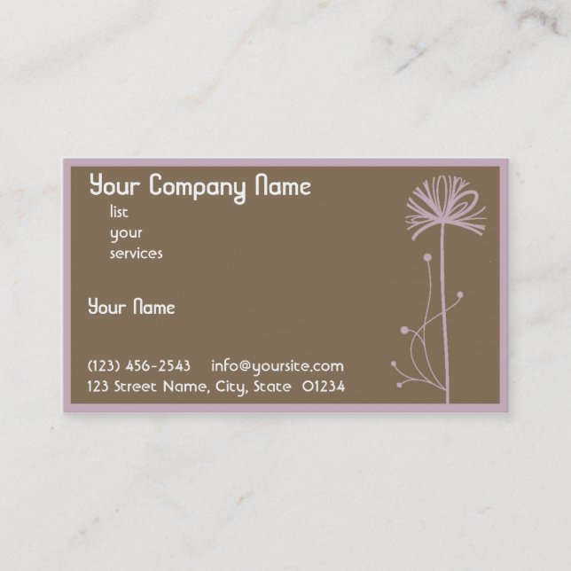 Dandylion Business Card (Front)