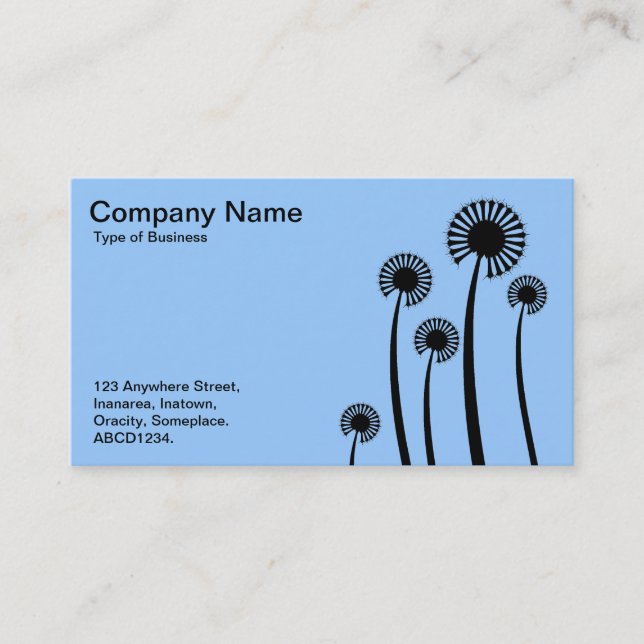 DandyLion Clocks - Alternating sides Business Card (Front)