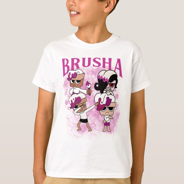 Dandy's World Brusha | funny dandys world toon T-Shirt (Front)