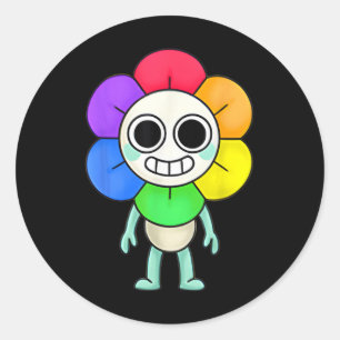 Dandy's World Costume For Kids And Adults Christma Classic Round Sticker