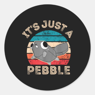 Dandys World Pebble _ Its Just A Pebble Kids Dandy Classic Round Sticker