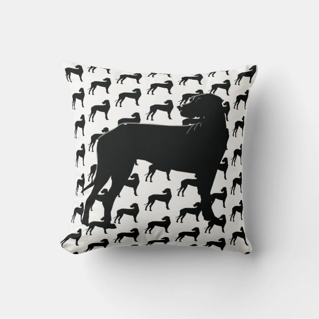 Dane, Big Dog Throw Pillow (Front)