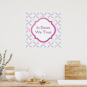 Dane Pattern Poster