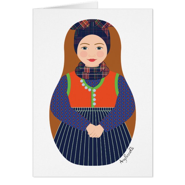 Dane, Rømø Matryoshka Card (Front)