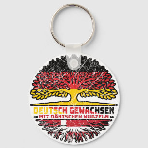 Dänemark Dänisch Deutsch Deutschland Baum Wurzel Keychain