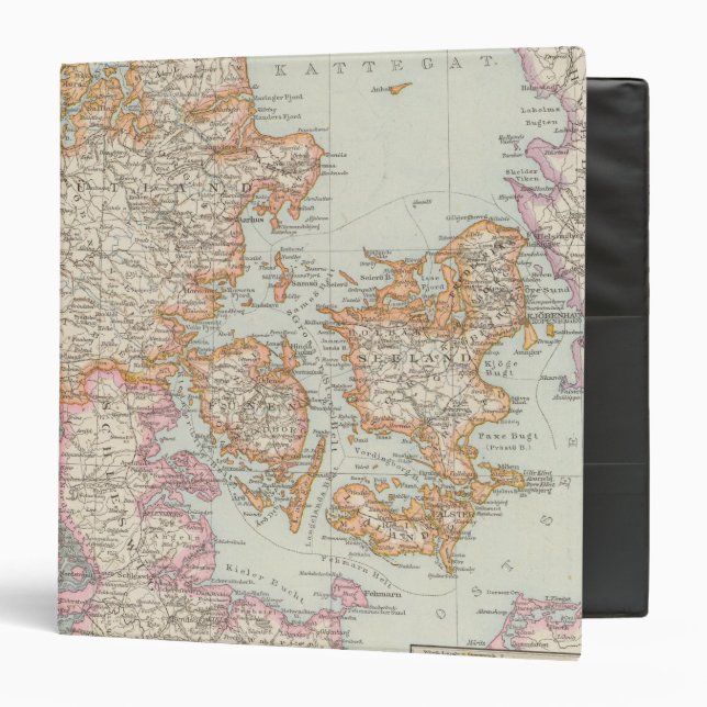 Danemark - Denmark Map Binder (Front/Inside)