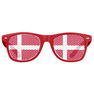 Danemark Flag Party Shades lunettes de soleil