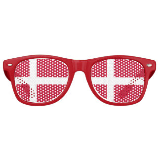 Danemark Flag Party Shades lunettes de soleil