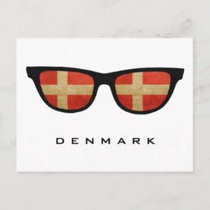 Danemark Shades texte personnalisé et carte postal