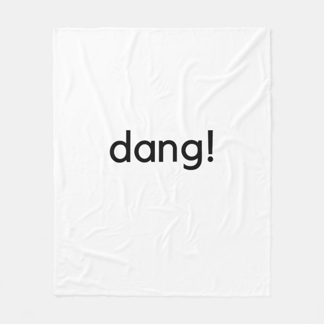 dang! fleece blanket (Front)