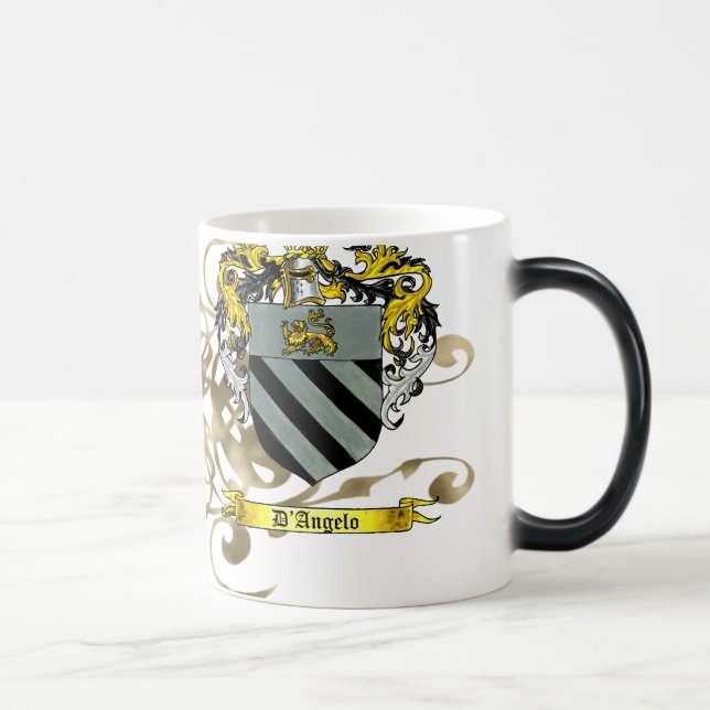 D'Angelo Coat of Arms Magic Mug (Right)