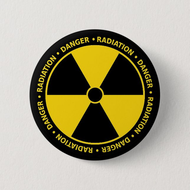 Danger 2 Inch Round Button (Front)