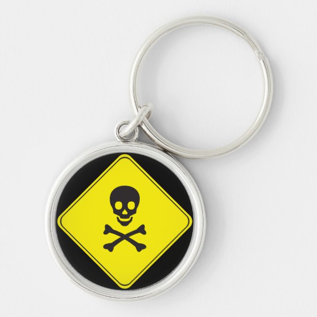 DANGER ATTENTION KEYCHAIN (Front)