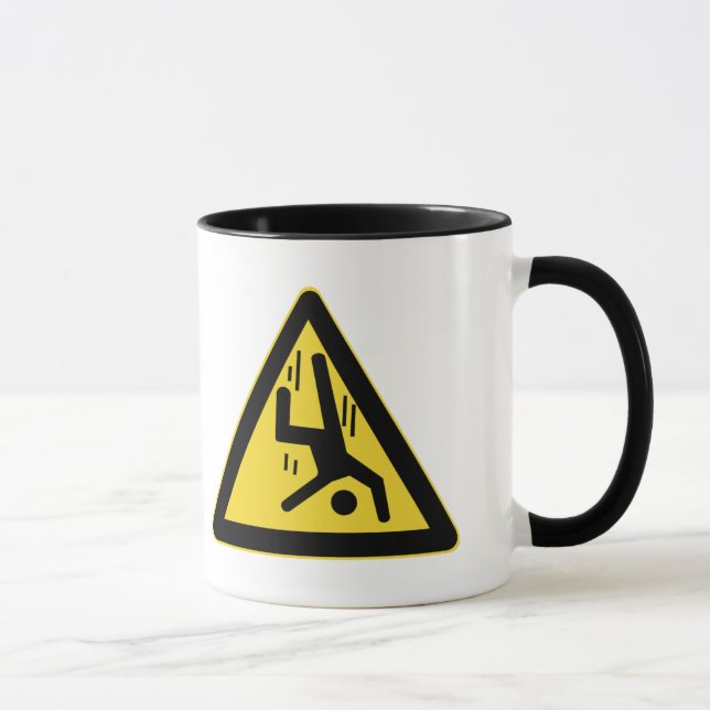 Danger Cliff, Chinese Sign Mug (Right)