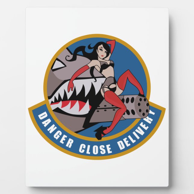 DANGER CLOSE DELIVERY VELCRO MORALE PATCH - FULL C PLAQUE (Front)